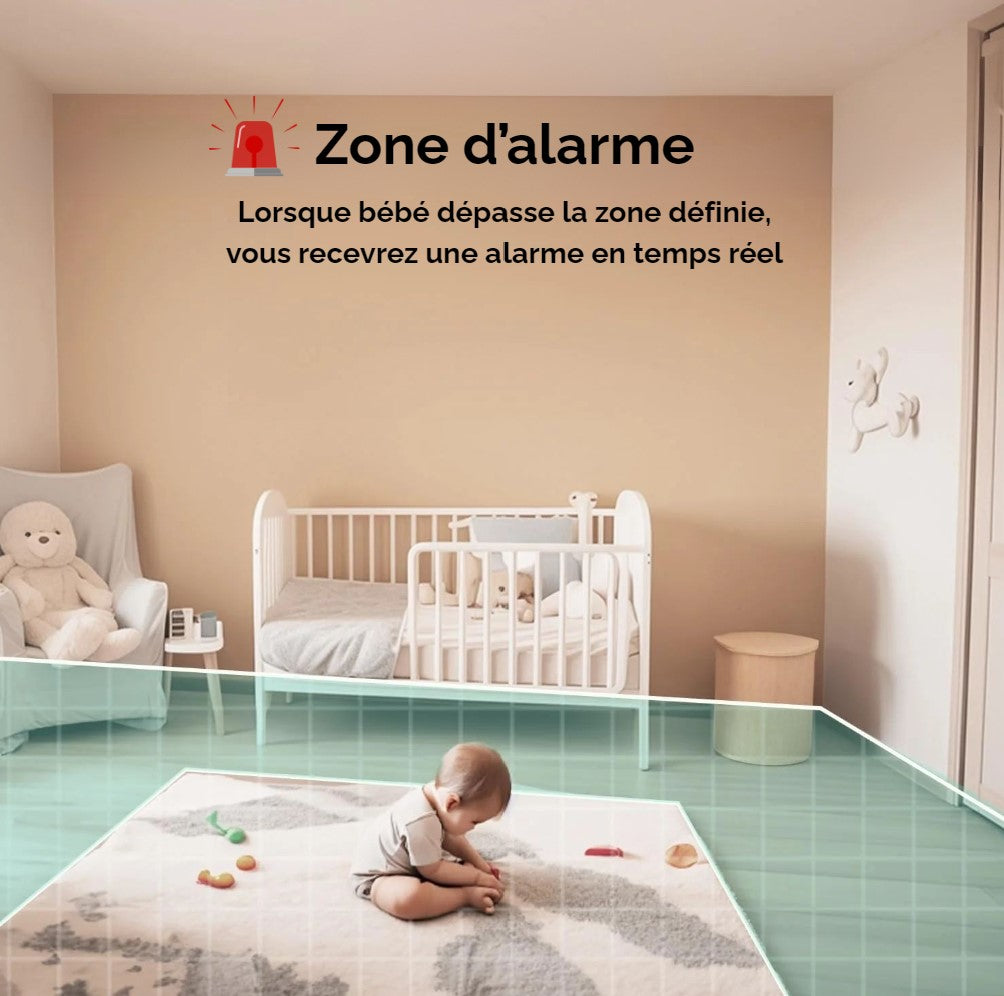 Babyphone Caméra Boifun avec contrôle via application mobile et monitor - Simple ou Double