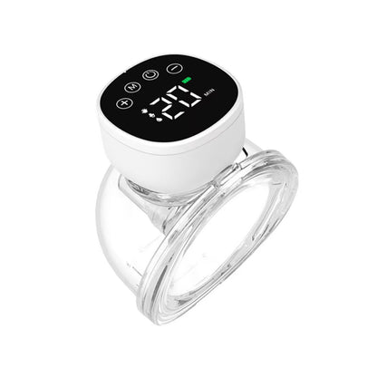 Tire-Lait Électrique Portable Mains Libres – Double Pompage, Écran LCD, Rechargeable USB Capacité de 180 ml