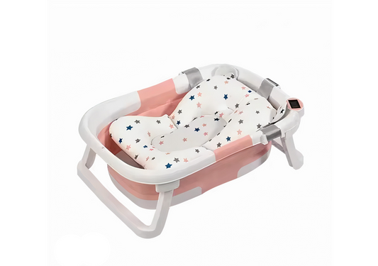 baignoire pliable bebe rose