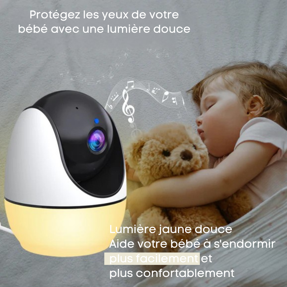 Babyphone vision nocturne Audio bidirectionnel soins pour bébé