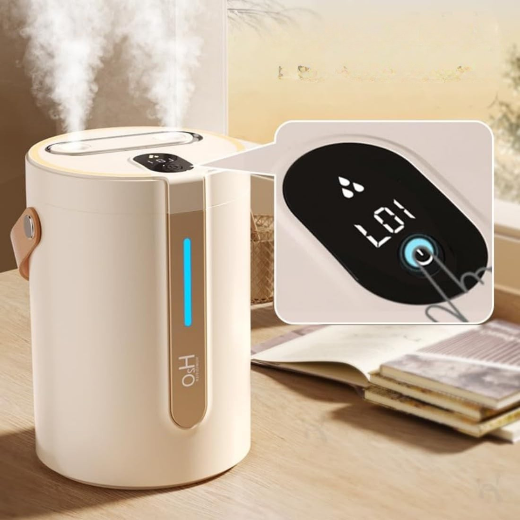 Humidificateur d’Air Bébé 2,5L Top Fill – Brume Froide Silencieuse, 3 Vitesses & Veilleuse USB