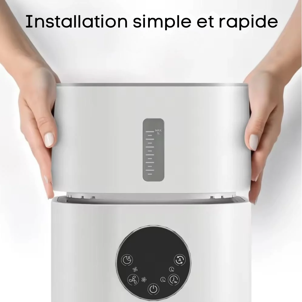 Purificateur d’Air 2 en 1 avec Humidificateur – Air plus sain, air mieux humidifié, idéal bébé