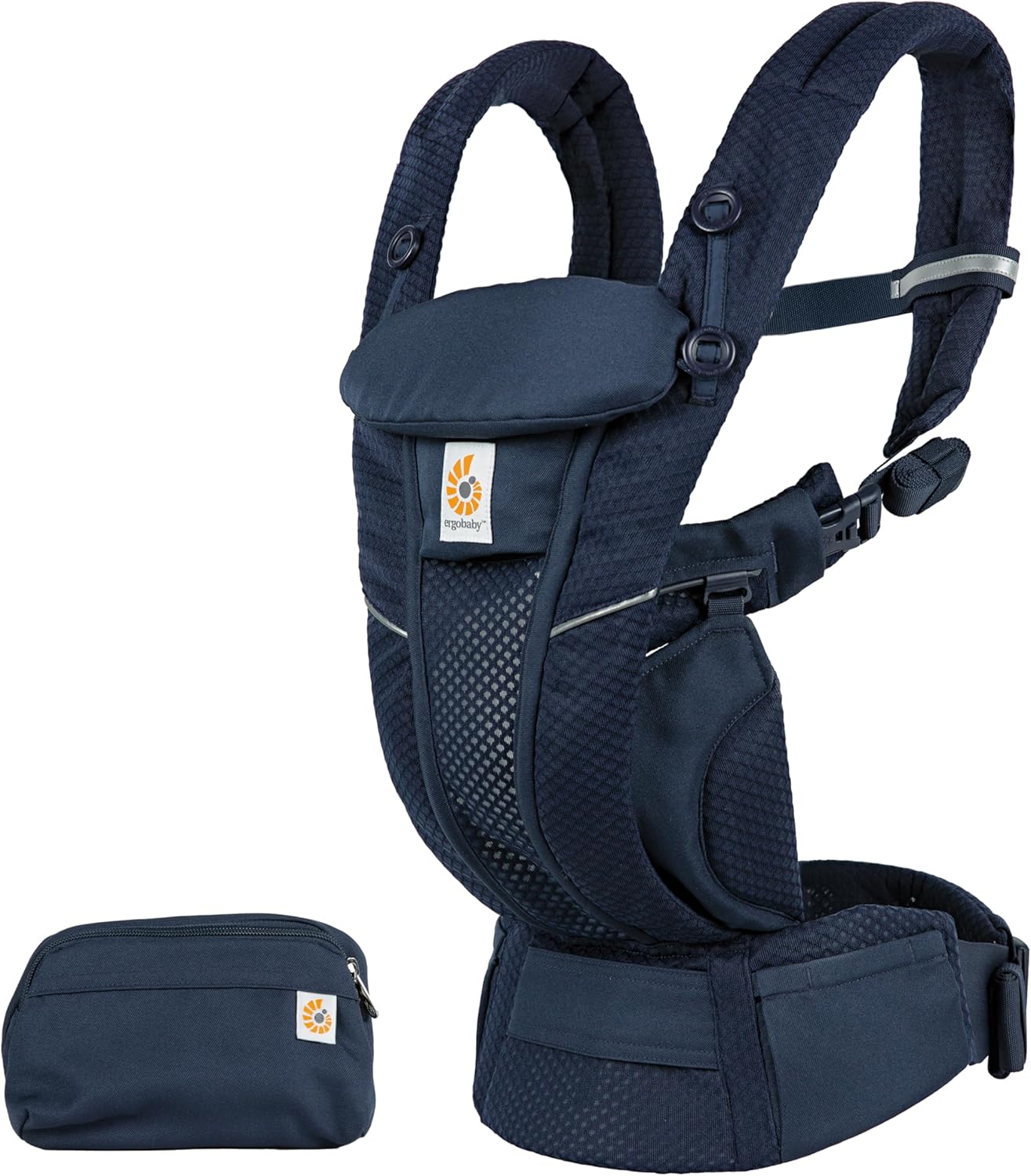 porte bebe bleu