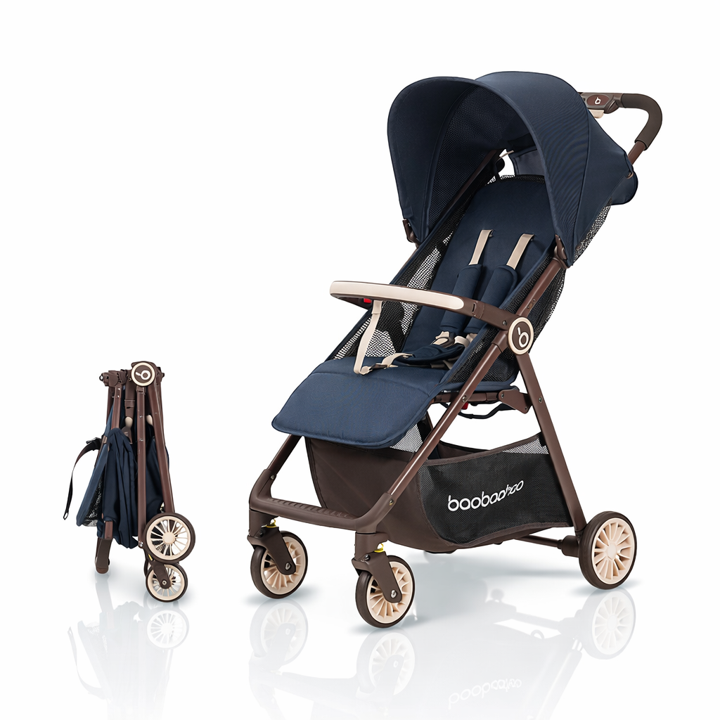 Poussette Bébé Légère et Compacte – Facile à Plier, Idéale pour Voyage & Avion | Bebestudio