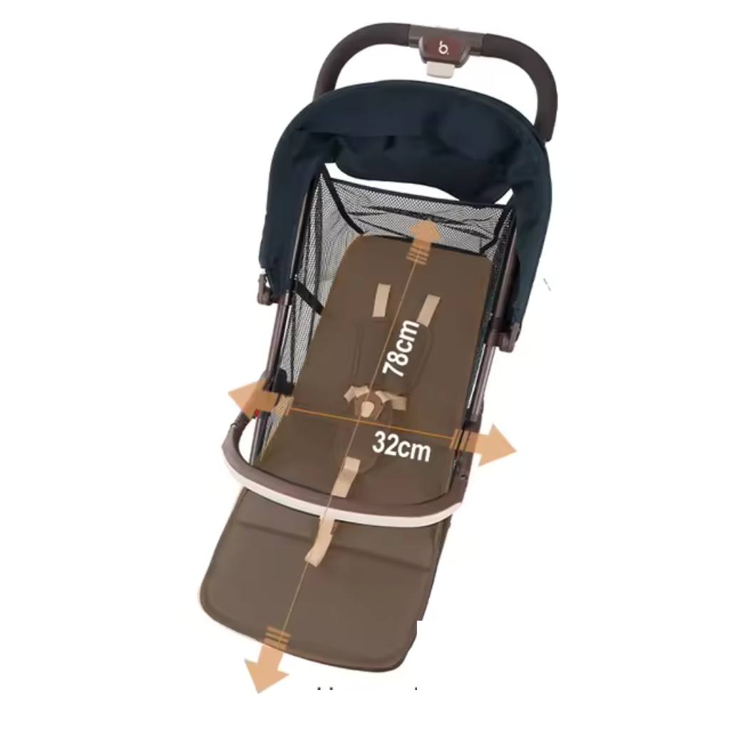 Poussette Bébé Légère et Compacte – Facile à Plier, Idéale pour Voyage & Avion | Bebestudio