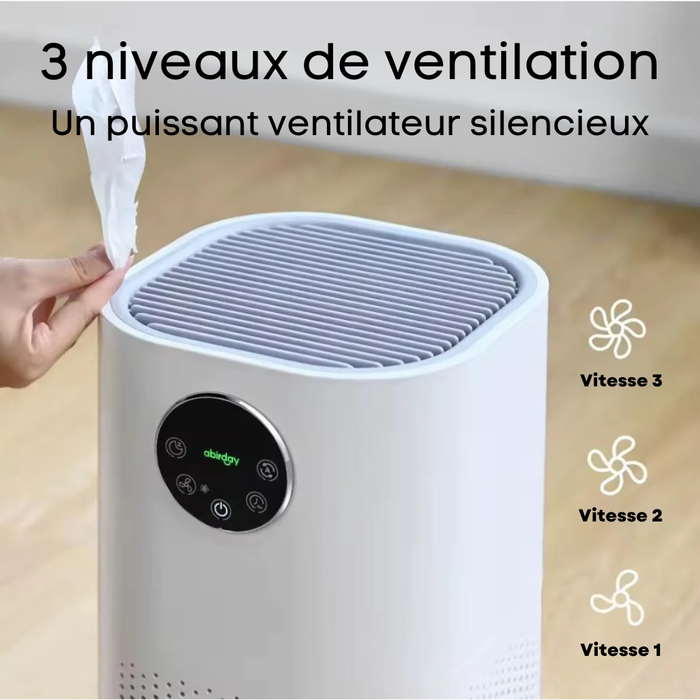 Purificateur d’Air 2 en 1 avec Humidificateur – Air plus sain, air mieux humidifié, idéal bébé