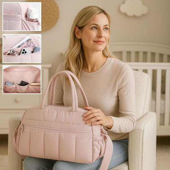Sac à Langer Bébé – Léger, Compact, Format Cabine pour Voyage et Usage Quotidien