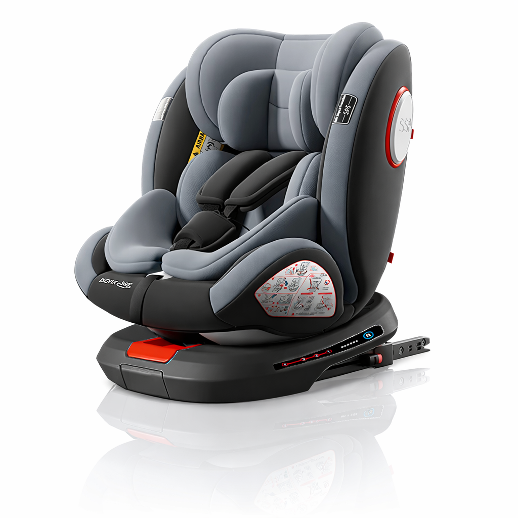 Siège Auto Bébé Rotatif 360° Isofix – Sécurité Évolutive 9–36 kg, Harnais 5 Points | Bebestudio