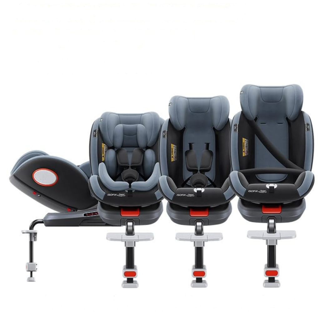 Siège Auto Bébé Rotatif 360° Isofix Modèle B – Sécurité Évolutive 9–36 kg, Harnais 5 Points | Bebestudio