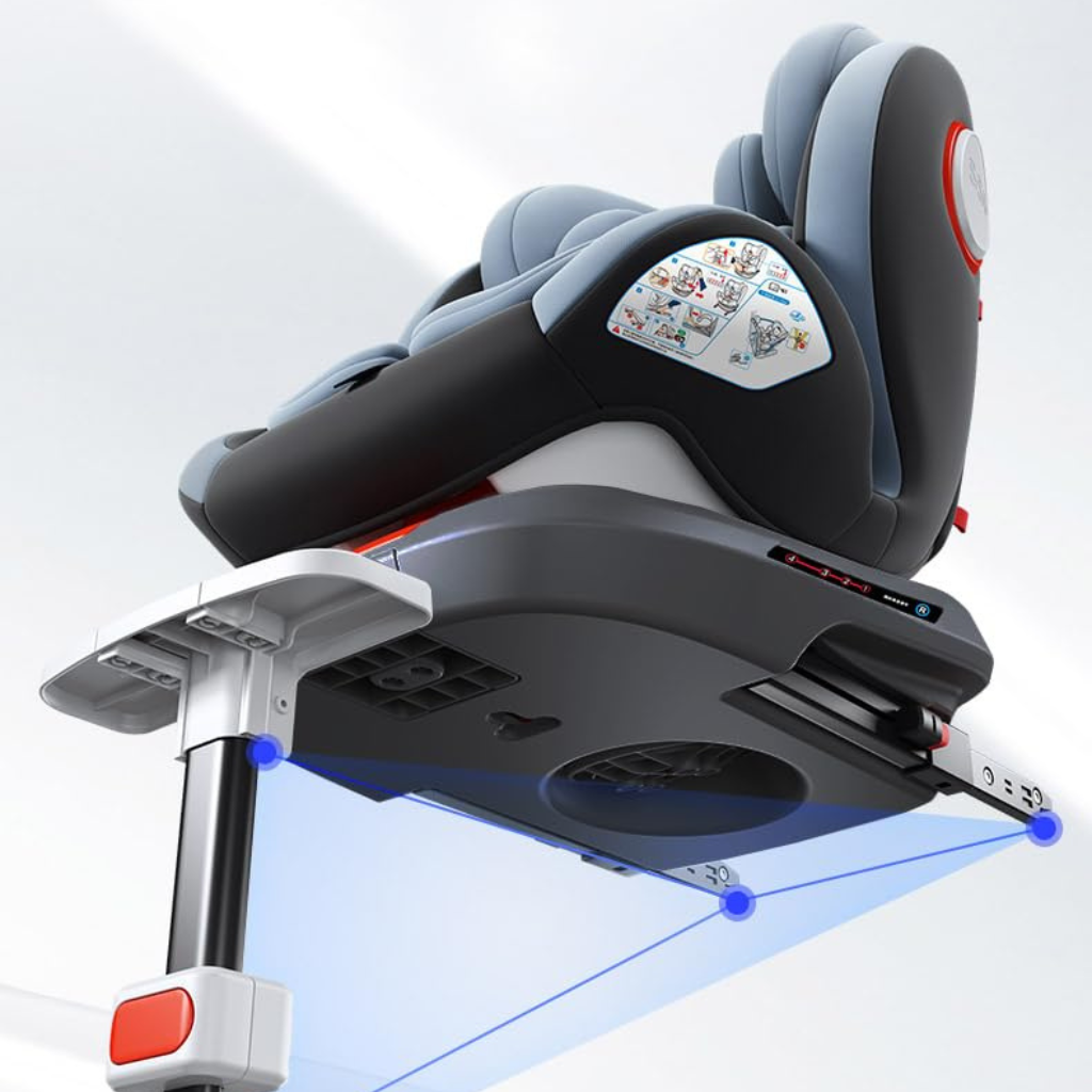Siège Auto Bébé Rotatif 360° Isofix Modèle B – Sécurité Évolutive 9–36 kg, Harnais 5 Points | Bebestudio